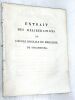 EXTRAIT DES DELIBERATIONS de l'Ecole Spéciale de Médecine de Strasbourg. Séance publique du 1er Brumaire XII.. 