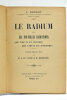 Le Radium et les nouvelles radiations. Portraits de M. et MME. Curie et M. Becquerel.. BERGET (Alphonse).