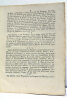 ARRET de la Cour du Conseil Souverain de Roussillon, Servant de Réglement pour le glanage des olives, glands et raisins, le glanage des bleds et ...