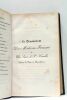 Essais poétiques. Paris, chez Gaultier-Laguionie, 1823. RELIÉ AVEC (à la suite): 2). CÉRÉ-BARBÉ (Hortense de). Poésies religieuses dédiées au Roi. ...