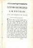 Lettre du Peuple à M. Necker; sur la cherté du pain.. LEBOIS.