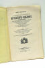 Notice Historique sur la vie et les travaux de M. Louis-François de Villeneuve-Bargemont, Marquis de Trans.. NOLLET-FABERT (Jules).