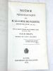 Notice nécrologique sur M. Le Comte de Fargues, Maire de Lyon, etc.; lue dans la séance publique de l'Académie de Lyon, le 26 mai 1818.. REGNY ...