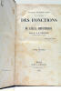 Traité Elémentaire de la Théorie des Fonctions et du Calcul Infinitésimal.. COURNOT (Antoine Augustin).