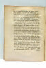 DECLARATION DU ROY. Donnée à Paris le 5 Aoust 1721. Portant que les Procez pour raison des Faillites et Banqueroutes seront portez devant les Juges et ...