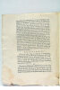 ARREST DU CONSEIL D'ÉTAT DU ROI, QUI ORDONNE l'exécution de l'Edit du mois de Juillet 1764; En conséquence, fait défences, sous les peines portées par ...