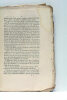 Opinion concernant la Révision des Lois sur les Subsistances; Prononcée le 15 novembre 1792, l'an premier de la République française.. BEFFROY ...