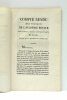 Compte rendu des travaux de l'Académie Royale des Sciences, Belles-Lettres et Arts de Lyon, pendant le I.er semestre de l'année 1820.. GROGNIER ...