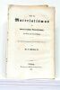 Uber den Materialismus der neueren Deutschen Naturwissenschaft, sein Wesen und seine Geschichte.. SCHLEIDEN (Matthias Jacob).