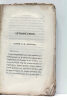 De la Phrénologie du Magnétisme de la Folie. Ouvrage dédié à la mémoire de Broussais.. AZAIS (Pierre-Hyacinthe).