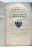 Essai d'Idéologie, servant d'Introduction à la Grammaire Générale.. DAUBE (L. J. J.).