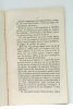 Lettre à M. ***, au sujet d'un article de la Gazette Universelle de Lyon.. ANDRIEUX (François).