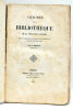 Catalogue de la Bibliothèque de la Ville de Louviers publié en exécution de l'article 38 de l'Ordonnance royale du 22 février 1839.. BREAUTE (L.).