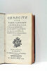 Conduite pour Passer Saintement les Fêtes et Octaves I. De la Pentecôte; II. Du Saint Sacrement; III. De l'Assomption. Nouvelle édition.. AVRILLON ...