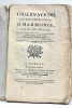 Observations sur différens Points d'Harmonie.. ROUSSIER (Pierre Joseph).