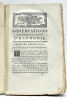 Observations sur différens Points d'Harmonie.. ROUSSIER (Pierre Joseph).