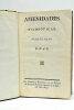 Amenidades Filosóficas. Publícalas D.E.A.P.. [ OXENSTIERN (Gabriel Thurelon, comte d') ].