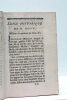 Eloge Historique de M. Molin, Médecin Consultant du Roi, etc.. [ CHOMEL (Jean Baptiste Louis) ].