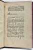 Considérations sur l'Art du Théâtre. D*** à M. Jean-Jacques Rousseau, citoyen de Genève.. [ VILLARET (Claude) ].