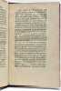 Considérations sur l'Art du Théâtre. D*** à M. Jean-Jacques Rousseau, citoyen de Genève.. [ VILLARET (Claude) ].