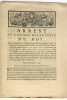 ARREST DU CONSEIL D'ETAT PRIVE DU ROY, qui renouvelle les défenses portées par les précédents Arrêts et Règlemens, à tous Imprimeurs de Paris, et ...