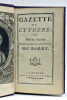 Gazette de Cythère, ou Histoire Secrète de Madame la comtesse du Barry.. [ BERNARD (François) ].