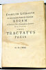 Exemplum Literarum ad serenissimum daniae et Norvegiae regem a Gallico per Germaniam legato scriptarum circa tractatus pacis.. MESMES D'AVAUX (Claude ...