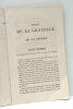 Traité pratique de la Gravelle et des Calculs urinaires. Avec 120 gravures dans le texte. 1re Partie.. LEROY D'ETIOLLES (R.).