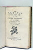 Le Tribunal de l'Amour, ou les Causes célèbres de Cythère. Par M. le Chevalier de la B***. Nouvelle édition.. [ BASTIDE (J. F. de) ].