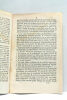 Motion d'Ordre sur les Négociations avec l'Italie. Séance du 26 Fructidor an 5.. DEBRY (Jean).