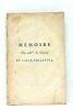 Mémoire de M. Le Comte de Lally-Tollendal ou Seconde Lettre à ses Commettans.. LALLY-TOLLENDAL
