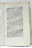 Discours sur la situatoin intérieure et extérieure de la République.. BOISSY-D'ANGLAS (François-Antoine de).
