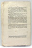 Opinion sur la Constitution Militaire, prononcé à la séance du 9 février 1790.. LAMETH (Alexandre de).