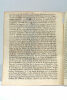 DECLARATION du Roy portant défenses d'Imprimer et Vendre aucuns Livres, Libelles, Mémoires ou autres Ouvrages sans permission. Donnée à Paris le 12 ...