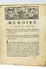 MEMOIRE A CONSULTER, pour Louis-Jacques Marye, Maître Perruquier à Paris, ancien Prévôt, Syndic et Garde de sa Communauté. Contre François Depain, ...