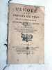 L'École des Amours Grivois, opéra comique-ballet. Divertissement flamand, en un acte. Par Mrs F.D.L.G. et L.S. A Paris, chez Prault fils, 1744. RELIÉ ...