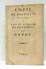 COPIE du Manifeste attribué à Louis-Joseph de Bourbon, dit Condé.. CONDÉ (Louis-Joseph, Duc de Bourbon, Prince de).