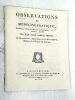 Observations de Médecine-Pratique.. HERBIN.