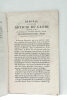 Réponse à un article du Globe (tome VI, nº74) sur l'ouvrage du professeur Broussais, intitulé: de l'irritation et de la folie. S.l.n.d. (1828). RELIÉ ...