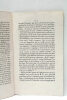 Réponse à un article du Globe (tome VI, nº74) sur l'ouvrage du professeur Broussais, intitulé: de l'irritation et de la folie. S.l.n.d. (1828). RELIÉ ...