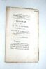 Discours sur le projet de loi relatif au rétablissement du divorce; prononcé dans la séance du 9 décembre 1831.. SALVERTE (Eusèbe).