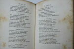 Beranger (P.-J. de) Chansons de P.-J. de Béranger. Preface de P.-F. Tissot , procès faits aux chansons Paris, Baudouin, 1829, reliure plein cuir, un ...