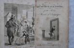 "L'Ecouteur aux portes, petite revue morale et satyrique. Paris, Louis Janet, s.d., (1826). in-16, titre-frontispice gravé avec vignette, 175 pp., ...