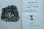 PARNY (Evariste). Oeuvres choisies d'Evariste Parny ; précédées d'une notice sur sa vie et ses ouvrages. P., L. Paris et Wercherin, 1826 ; 2 parties, ...