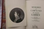 LARREY baron Mémoires et campagnes du baron Larrey. Rémanences, Paris, 1983. in-8°, 5 volumes, 405-521-503-543-471 pages, nombreuses illustrations, ...