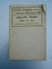 TARIDE CARTE ROUTIERE N6 - LORRAINE - VOSGES, A L'Usage des Cyclistes et Automobilistes Paris: Carte Taride, entoilée, 1/250 000 eme, vers 1900, 91 x ...