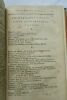 Almanach National de France, An VIe de la République. Testu, Paris, 1797-98, in 8°, reliure demi-cuir, pièce de titre, (frottée, mors fendus), 16 ff. ...