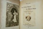 LOUYS (Pierre) Les trois roses de Marie-Anne. Paris, F. Ferroud, 1909. 1 vol. grand in-8°, belle reliure demi-maroquin à coins, dos à nerfs, tête ...