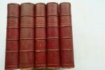 Victor Hugo Les Miserables Pagnerre a Paris et A. Lacroix, Verboeckhoven et Cie a Bruxelles.1862, mention de 7 eme et 8 eme edition, 10 tomes en 5 ...