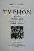 CONRAD (Joseph) Typhon - Rombaldi. 1947. - Paris. In-8°. 205 pp. Couverture crème rempliée souple et imprimée sous étui et emboitage. Traduit de ...